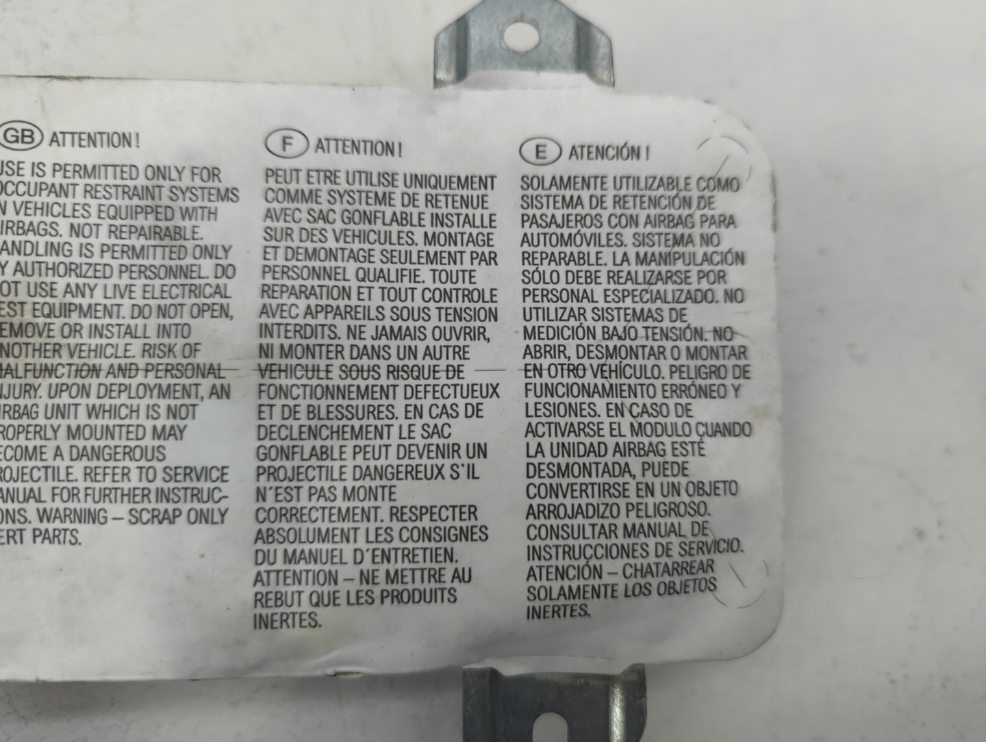 2007-2010 Bmw X3 Air Bag Driver Left Steering Wheel Mounted P/N:30342631501Q Fits Fits 2007 2008 2009 2010 OEM Used Auto Par