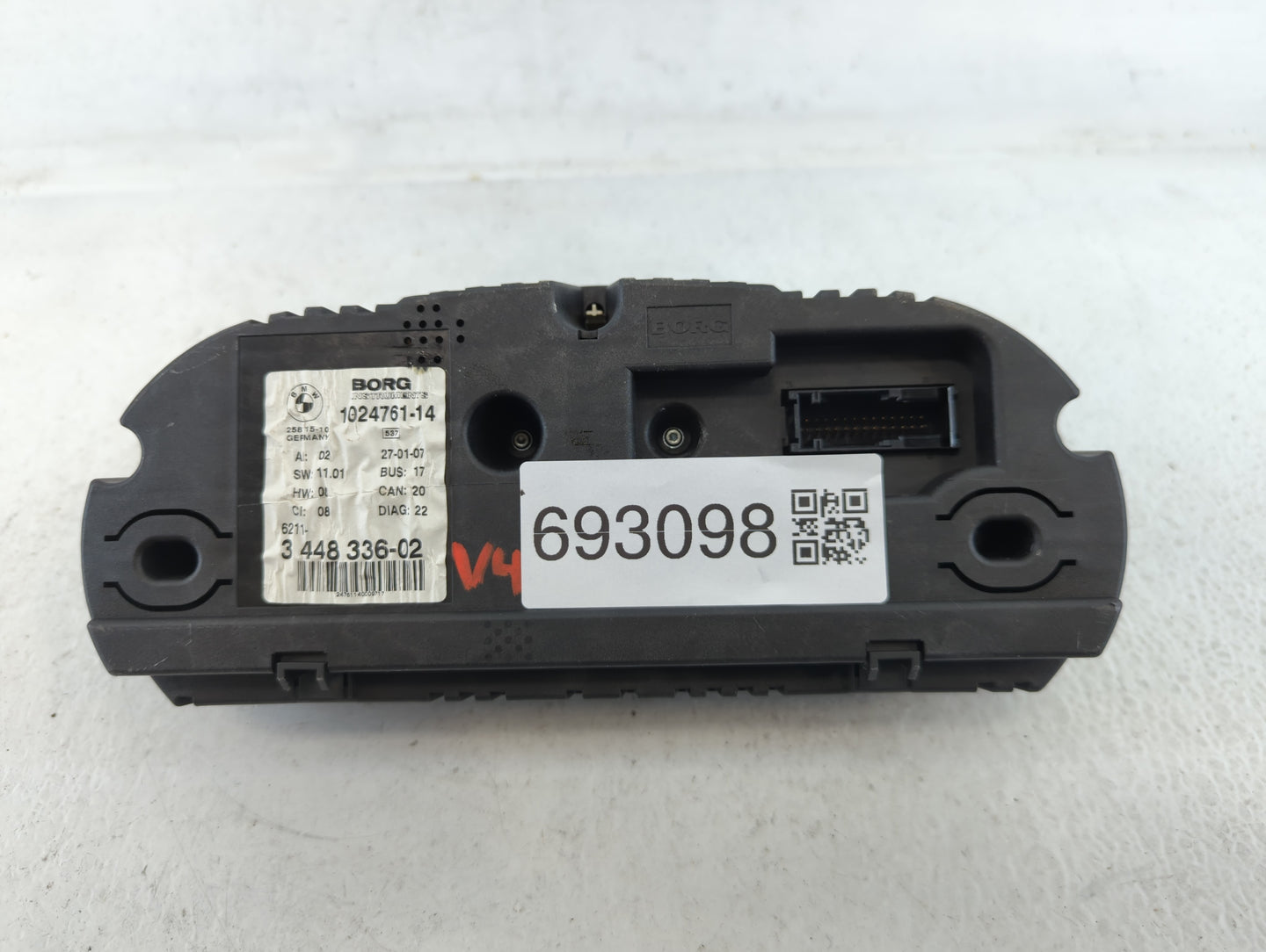 2007-2010 Bmw X3 Instrument Cluster Speedometer Gauges P/N:3 448 336-02 1024761-14 Fits Fits 2007 2008 2009 2010 OEM Used Au