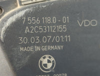 2007-2012 Bmw X3 Throttle Body P/N:A2C53112155 7 556 118.0-01 Fits Fits 2007 2008 2009 2010 2011 2012 2013 OEM Used Auto Par