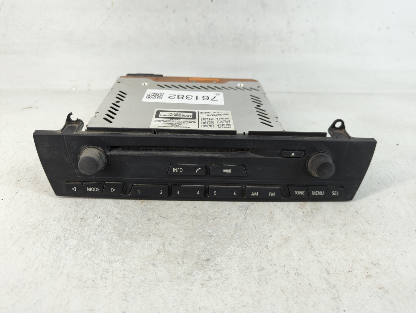 2007-2010 Bmw X3 Am Fm Cd Player Radio Receiver - Oemusedautoparts1.com