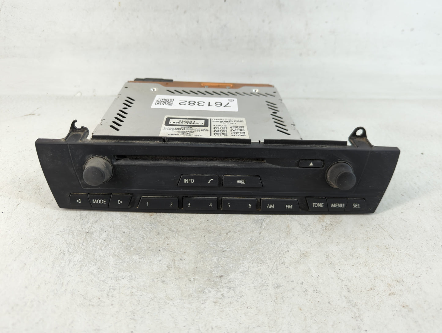 2007-2010 Bmw X3 Am Fm Cd Player Radio Receiver - Oemusedautoparts1.com