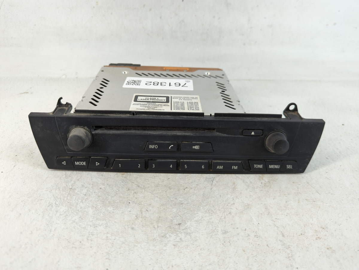 2007-2010 Bmw X3 Am Fm Cd Player Radio Receiver 761382 - Oemusedautoparts1.com