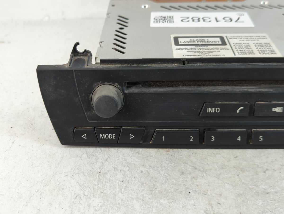 2007-2010 Bmw X3 Am Fm Cd Player Radio Receiver 761382 - Oemusedautoparts1.com