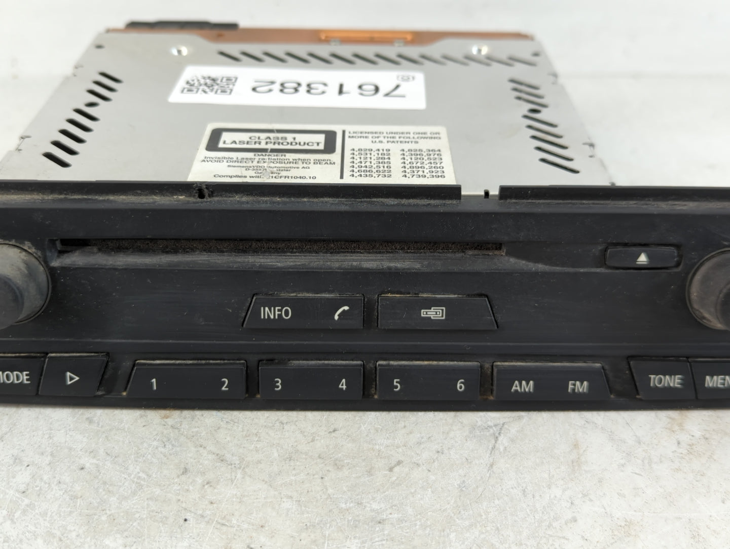 2007-2010 Bmw X3 Am Fm Cd Player Radio Receiver - Oemusedautoparts1.com