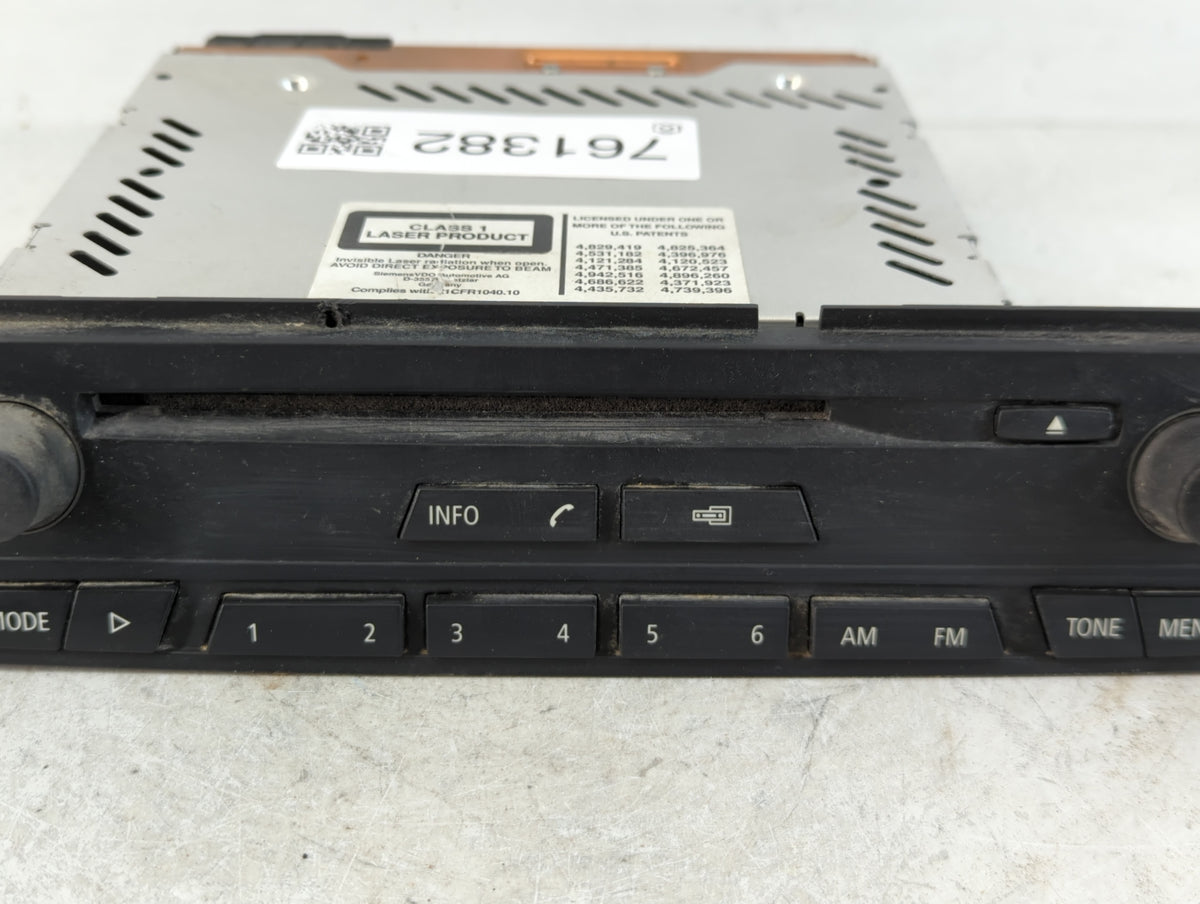 2007-2010 Bmw X3 Am Fm Cd Player Radio Receiver 761382 - Oemusedautoparts1.com