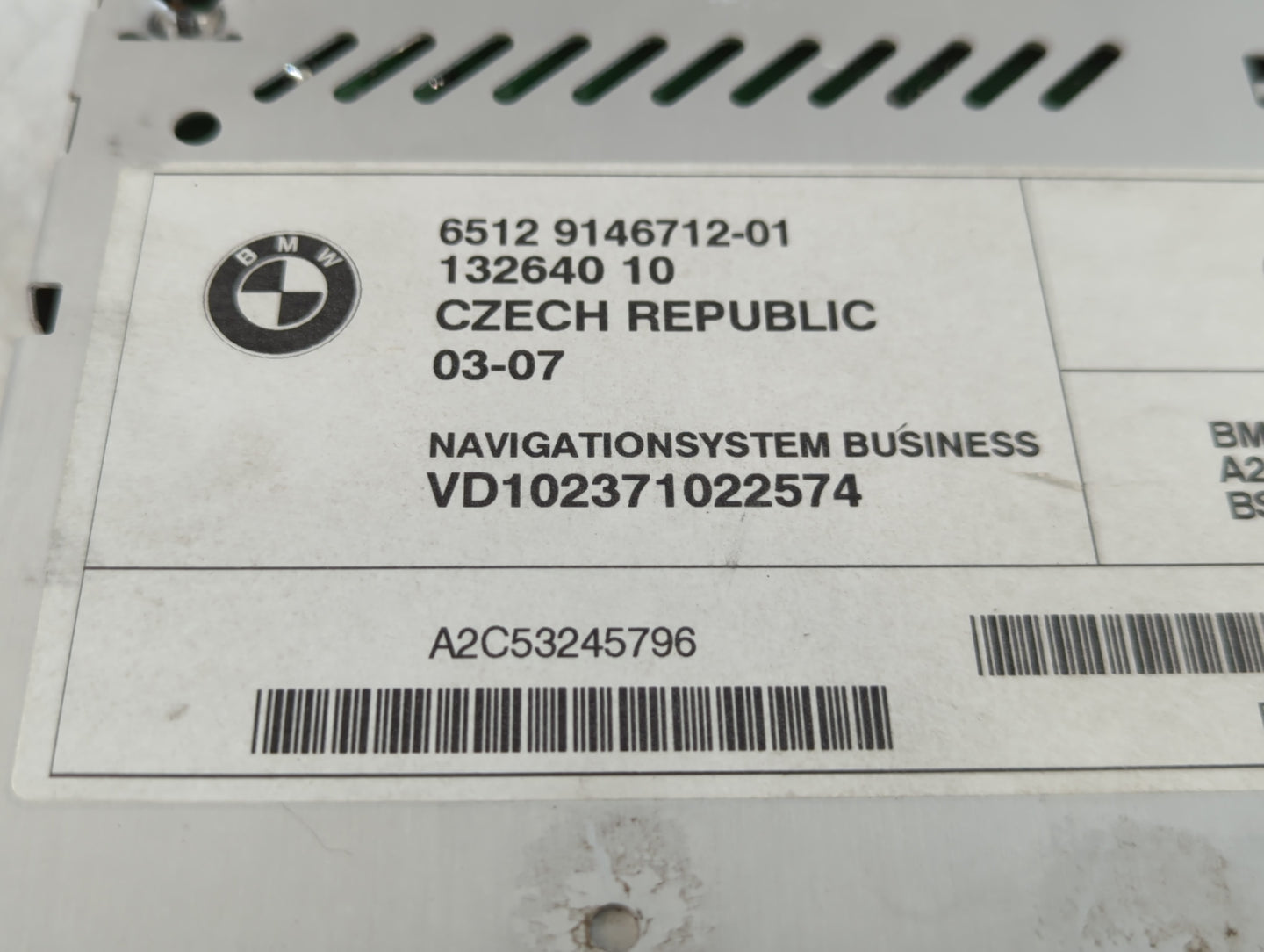 2007-2010 Bmw X3 Am Fm Cd Player Radio Receiver - Oemusedautoparts1.com
