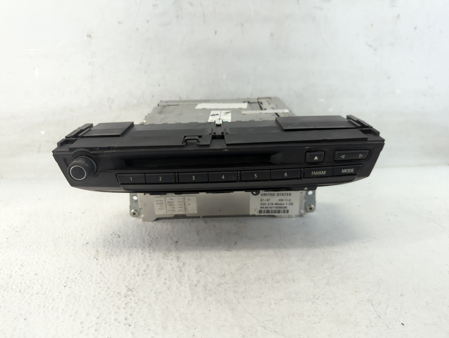 2007-2010 Bmw X5 Radio AM FM Cd Player Receiver Replacement P/N:108332 23 BA401071035530 Fits Fits 2007 2008 2009 2010 OEM U
