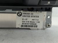 2007-2010 Bmw X5 Radio AM FM Cd Player Receiver Replacement P/N:108332 23 BA401071035530 Fits Fits 2007 2008 2009 2010 OEM U