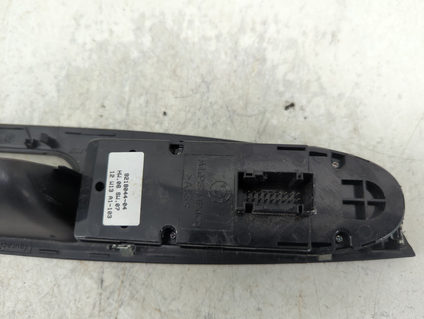 2007-2013 Bmw X5 Master Power Window Switch Replacement Driver Side Left P/N:9218044-04 Fits OEM Used Auto Parts - Oemusedau