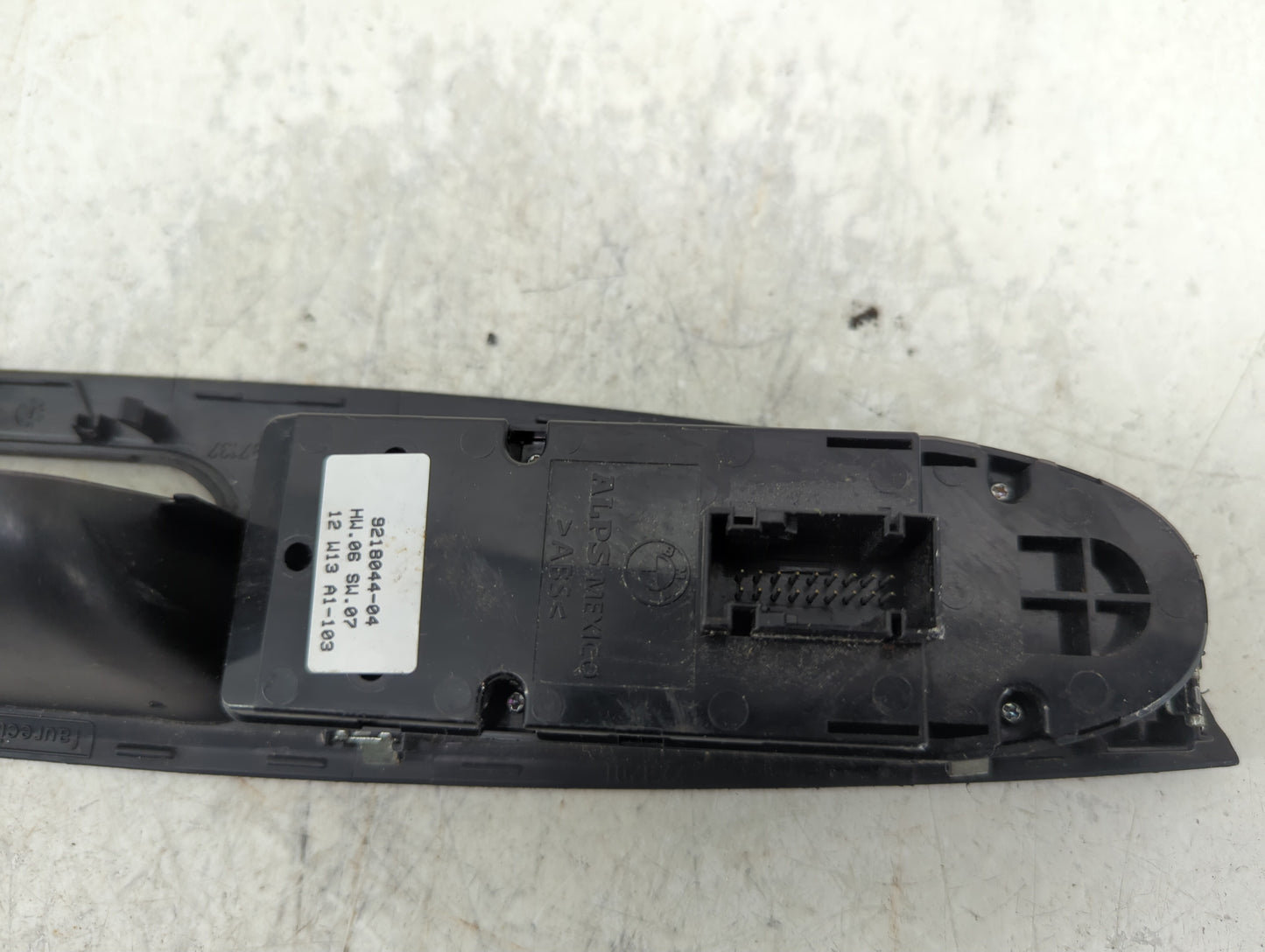 2007-2013 Bmw X5 Master Power Window Switch Replacement Driver Side Left P/N:9218044-04 Fits OEM Used Auto Parts - Oemusedau