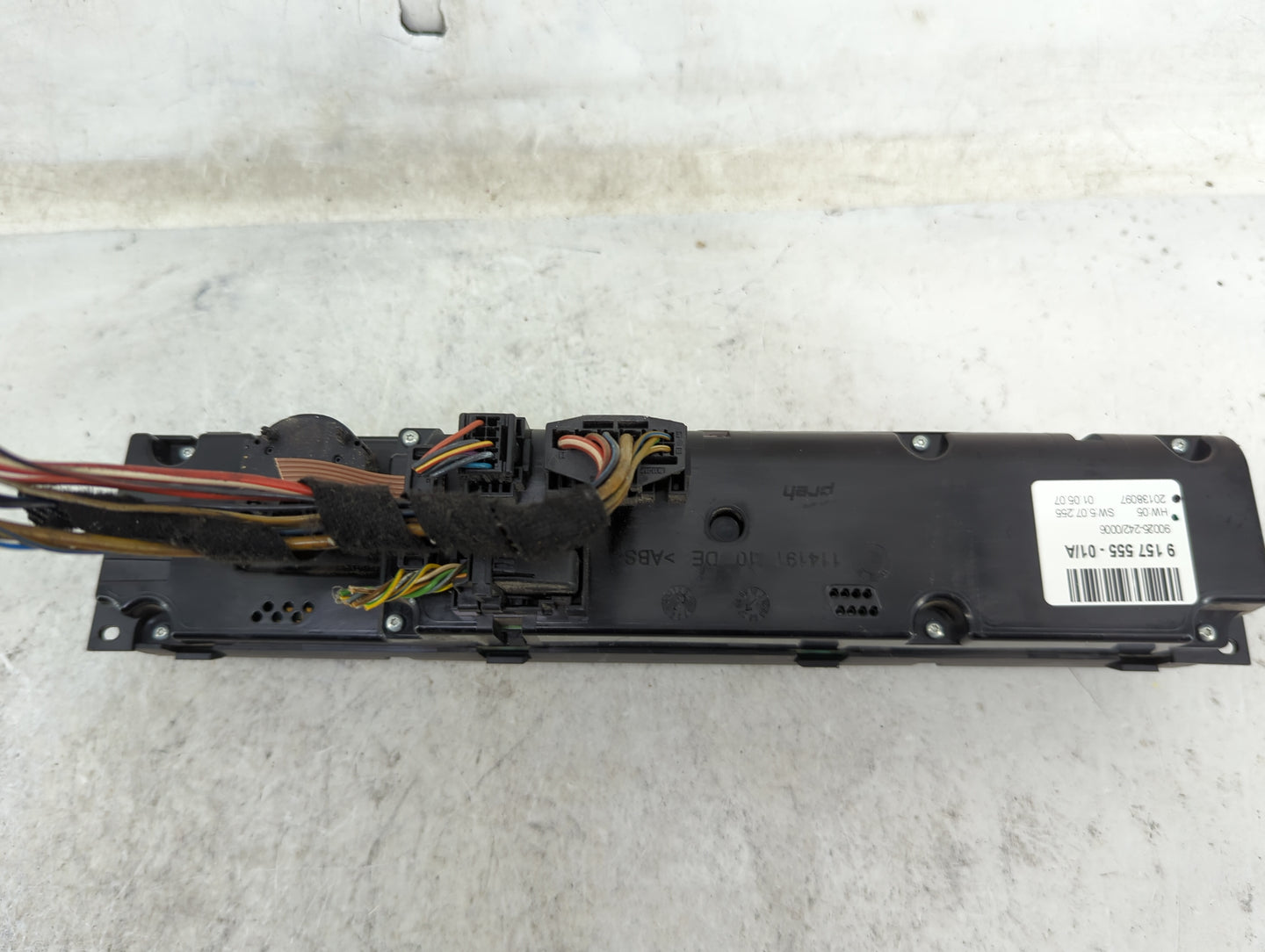 2007-2013 Bmw X5 Climate Control Module Temperature AC/Heater Replacement P/N:9157555-01/A 90025-242/0006 Fits OEM Used Auto