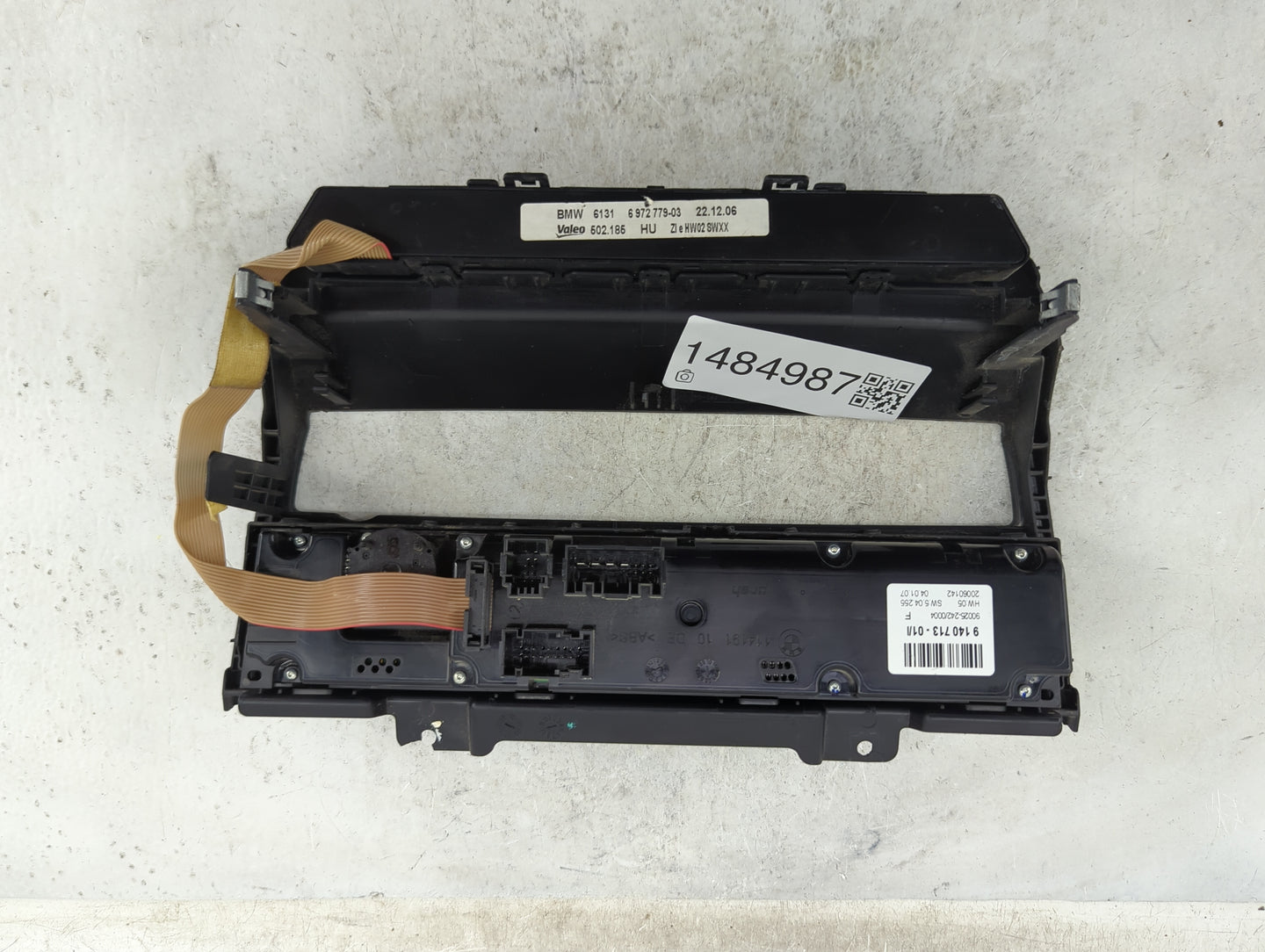 2007-2013 Bmw X5 Climate Control Module Temperature AC/Heater Replacement P/N:6972779-03 9140713-01 Fits OEM Used Auto Parts