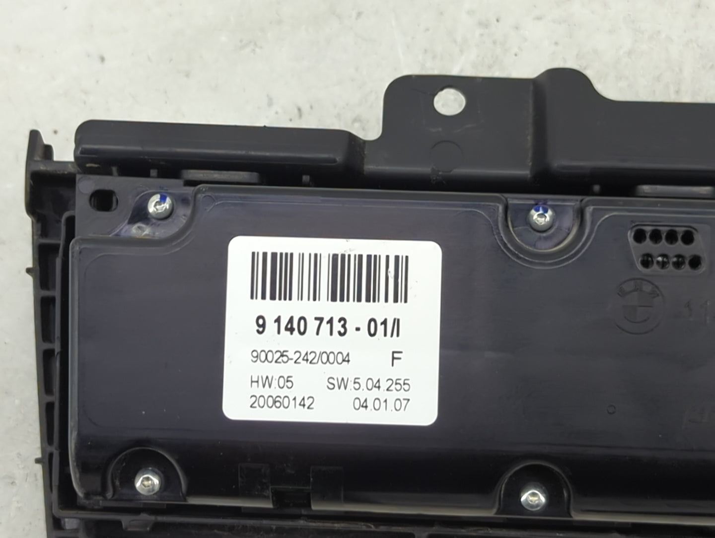 2007-2013 Bmw X5 Climate Control Module Temperature AC/Heater Replacement P/N:6972779-03 9140713-01 Fits OEM Used Auto Parts