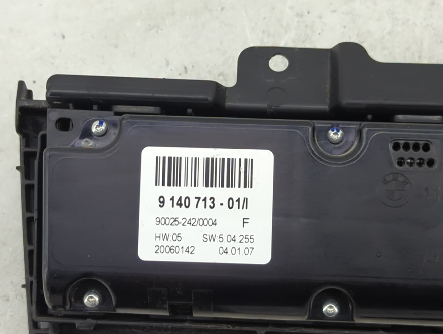 2007-2013 Bmw X5 Climate Control Module Temperature AC/Heater Replacement P/N:6972779-03 9140713-01 Fits OEM Used Auto Parts