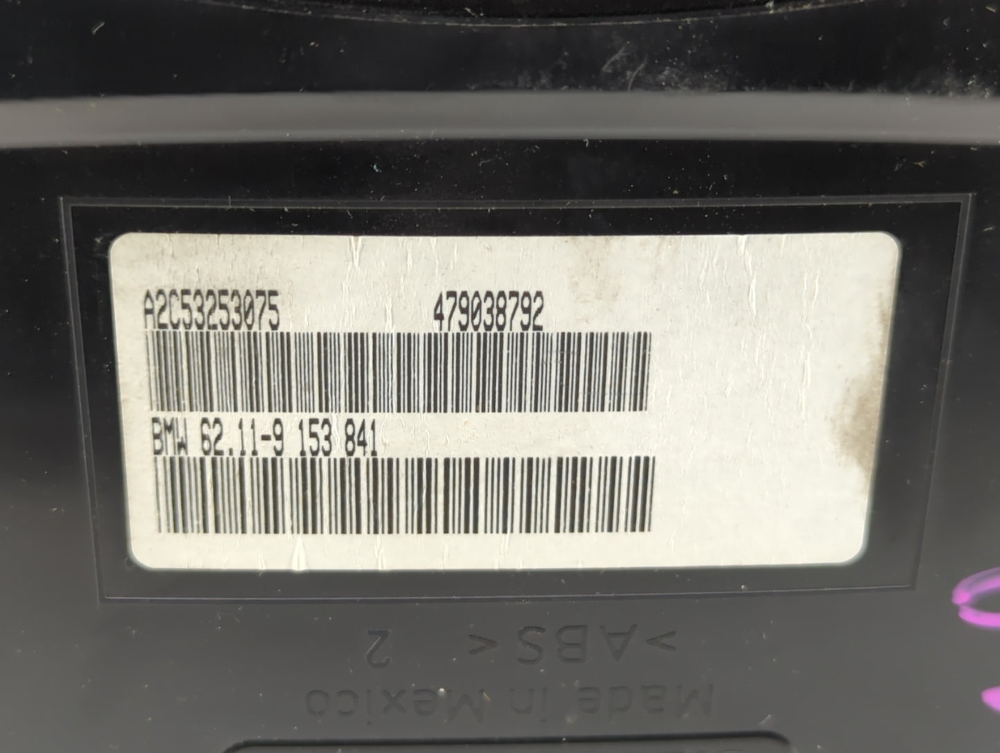 2007-2011 Bmw X5 Instrument Cluster Speedometer Gauges P/N:479038792 Fits Fits 2007 2008 2009 2010 2011 OEM Used Auto Parts 