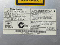 2007-2013 Bmw X5 Radio AM FM Cd Player Receiver Replacement P/N:65.12-9 125 237-01 Fits OEM Used Auto Parts - Oemusedautopar