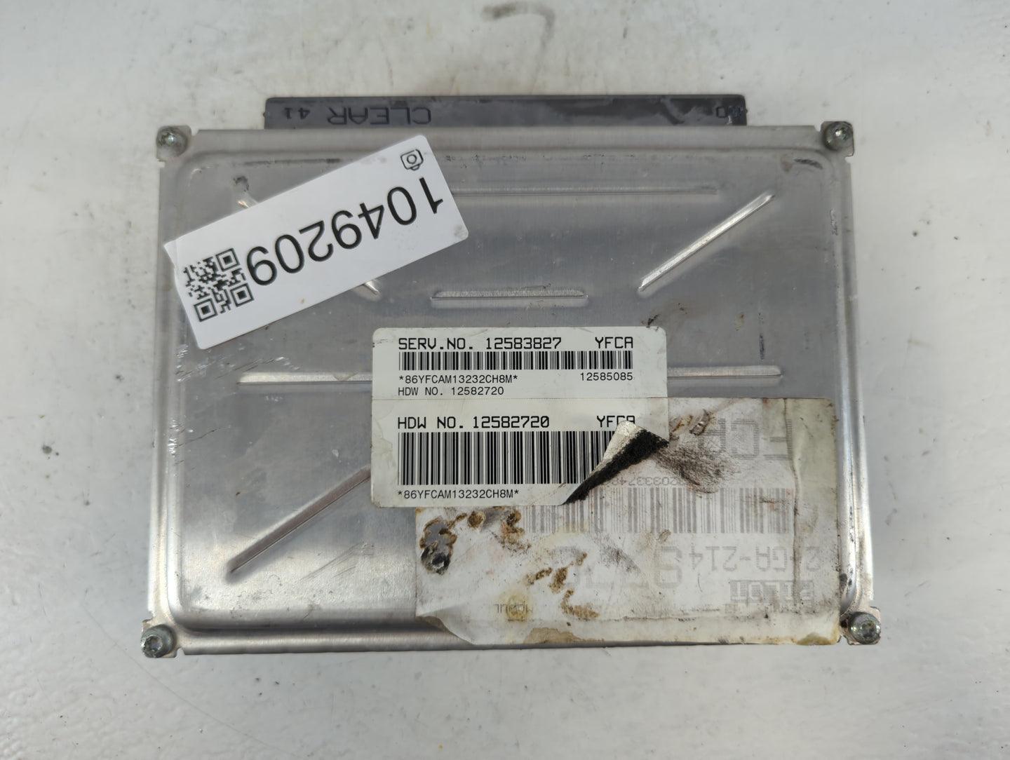 2006-2009 Buick Lacrosse PCM Engine Control Computer ECU ECM PCU OEM P/N:12583827 Fits Fits 2006 2007 2008 2009 OEM Used Aut