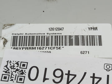 2006-2009 Buick Lacrosse PCM Engine Control Computer ECU ECM PCU OEM P/N:12612047 7712600930 Fits Fits 2006 2007 2008 2009 OEM Used Auto Parts