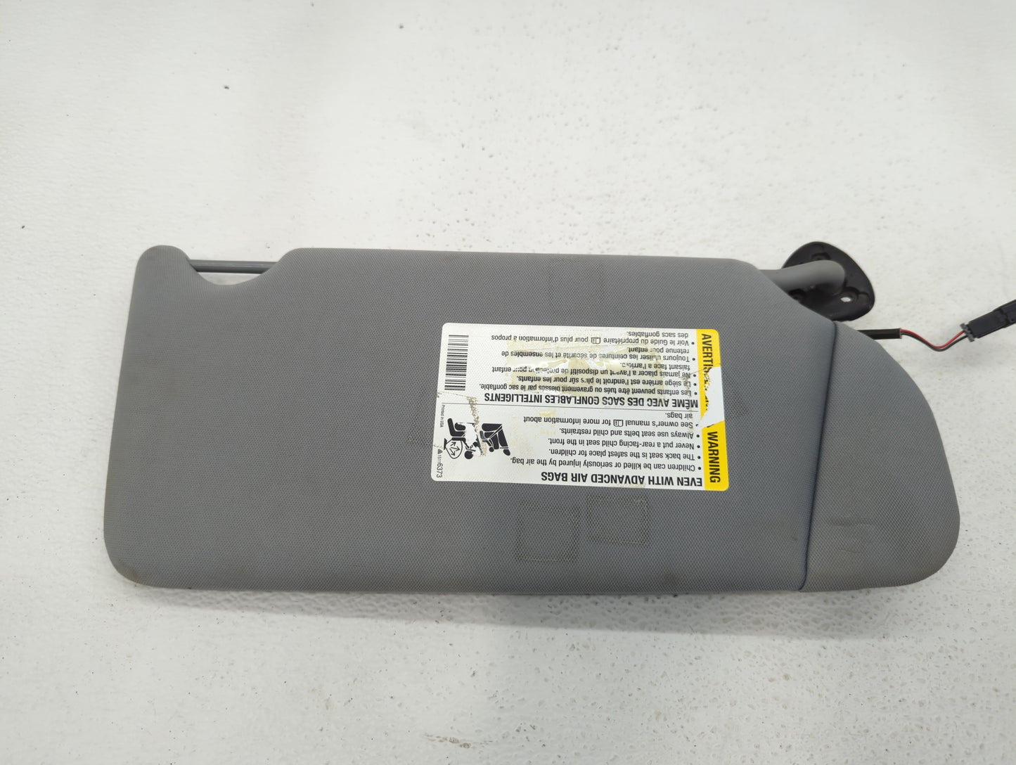 2005-2009 Buick Lacrosse Sun Visor Shade Replacement Driver Left Mirror Fits Fits 2005 2006 2007 2008 2009 OEM Used Auto Par