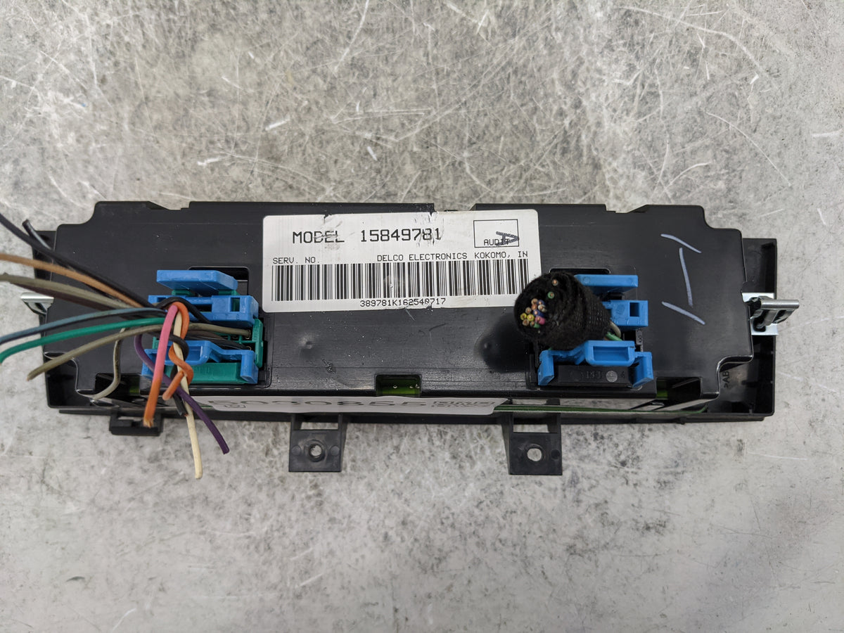 2005-2008 Buick Lacrosse Climate Control Module Temperature AC/Heater Replacement P/N:15849781 Fits Fits 2005 2006 2007 2008