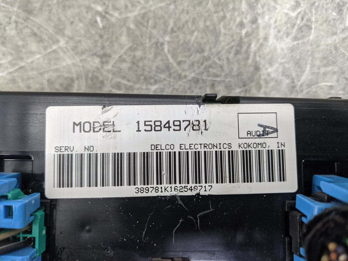 2005-2008 Buick Lacrosse Climate Control Module Temperature AC/Heater Replacement P/N:15849781 Fits Fits 2005 2006 2007 2008