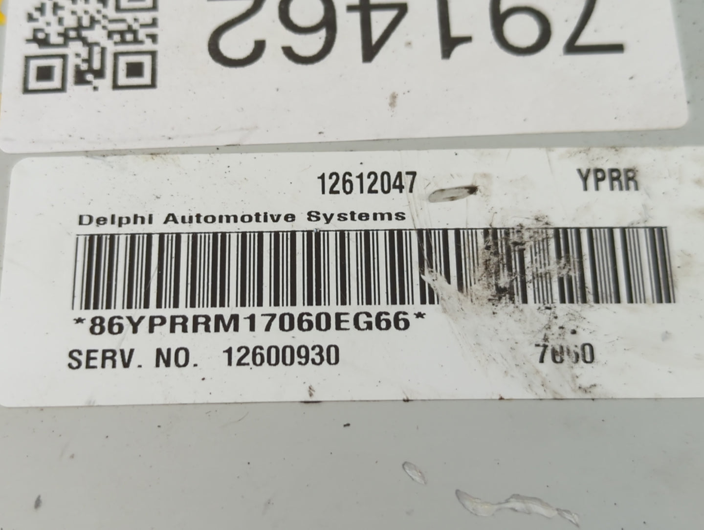 2006-2009 Buick Lacrosse PCM Engine Control Computer ECU ECM PCU OEM P/N:12612047 Fits Fits 2006 2007 2008 2009 OEM Used Aut