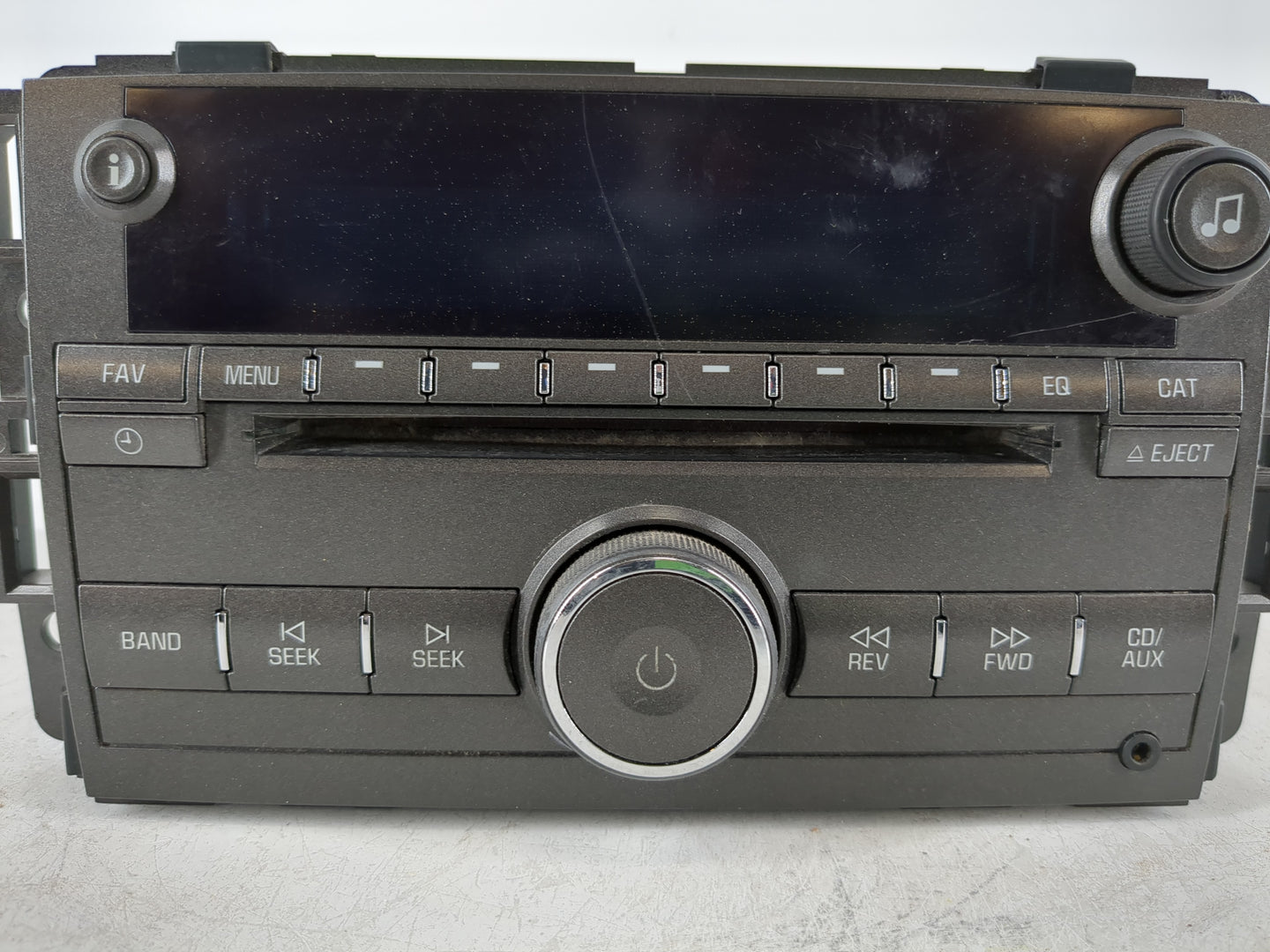 2007 Buick Lucerne Radio AM FM Cd Player Receiver Replacement P/N:15797875 Fits OEM Used Auto Parts - Oemusedautoparts1.com