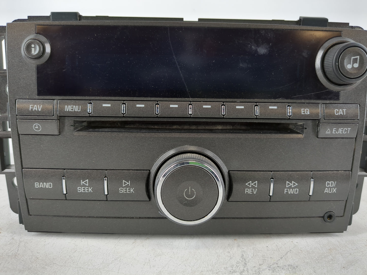 2007 Buick Lucerne Radio AM FM Cd Player Receiver Replacement P/N:15797875 Fits OEM Used Auto Parts - Oemusedautoparts1.com
