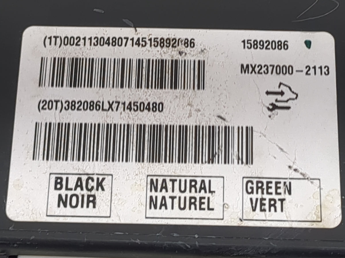 2007 Buick Lucerne Climate Control Module Temperature AC/Heater Replacement P/N:15892086 Fits OEM Used Auto Parts - Oemuseda