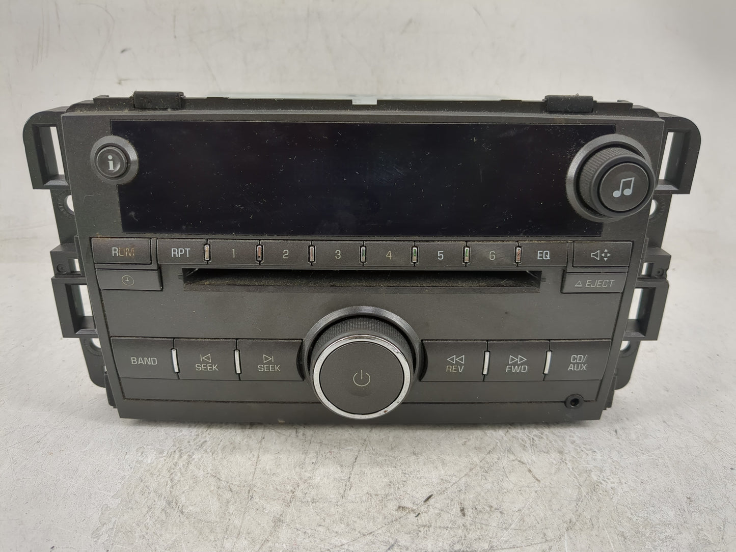 2007 Buick Lucerne Radio AM FM Cd Player Receiver Replacement P/N:25776332 Fits OEM Used Auto Parts - Oemusedautoparts1.com