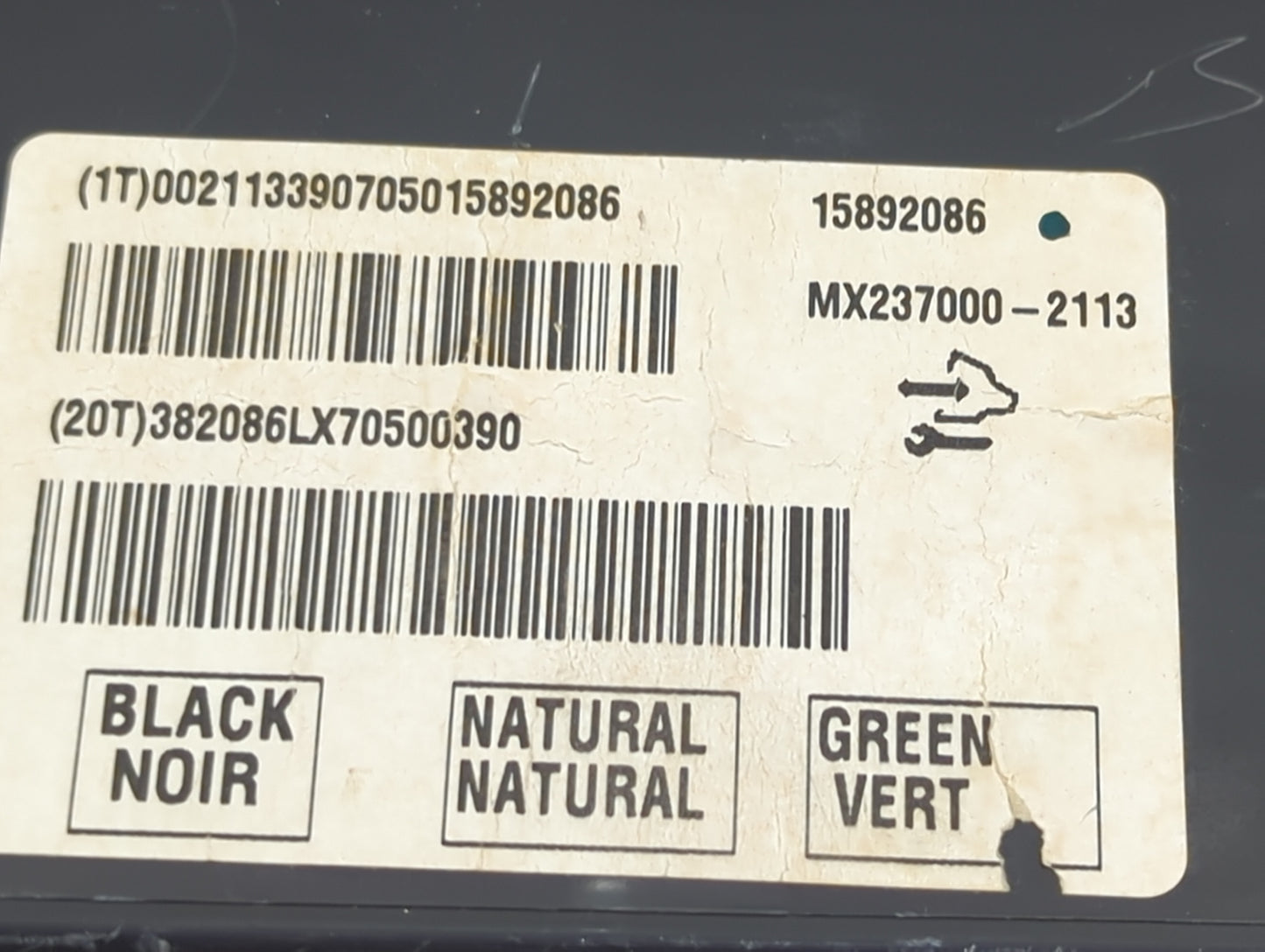 2007 Buick Lucerne Climate Control Module Temperature AC/Heater Replacement P/N:15892086 MX237000-2113 Fits OEM Used Auto Pa
