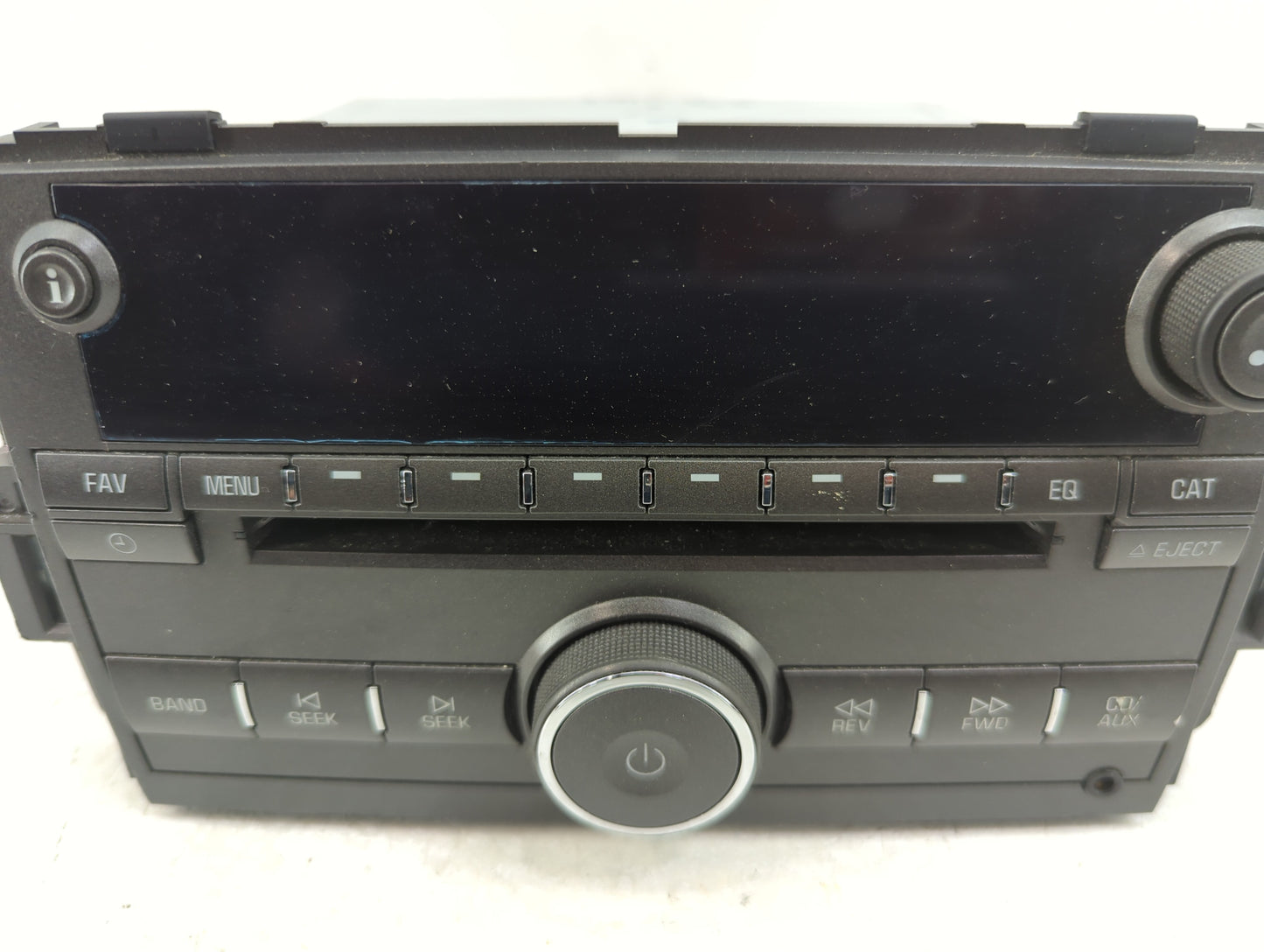 2007 Buick Lucerne Radio AM FM Cd Player Receiver Replacement P/N:25776333 122000-9800B101 Fits OEM Used Auto Parts - Oemuse