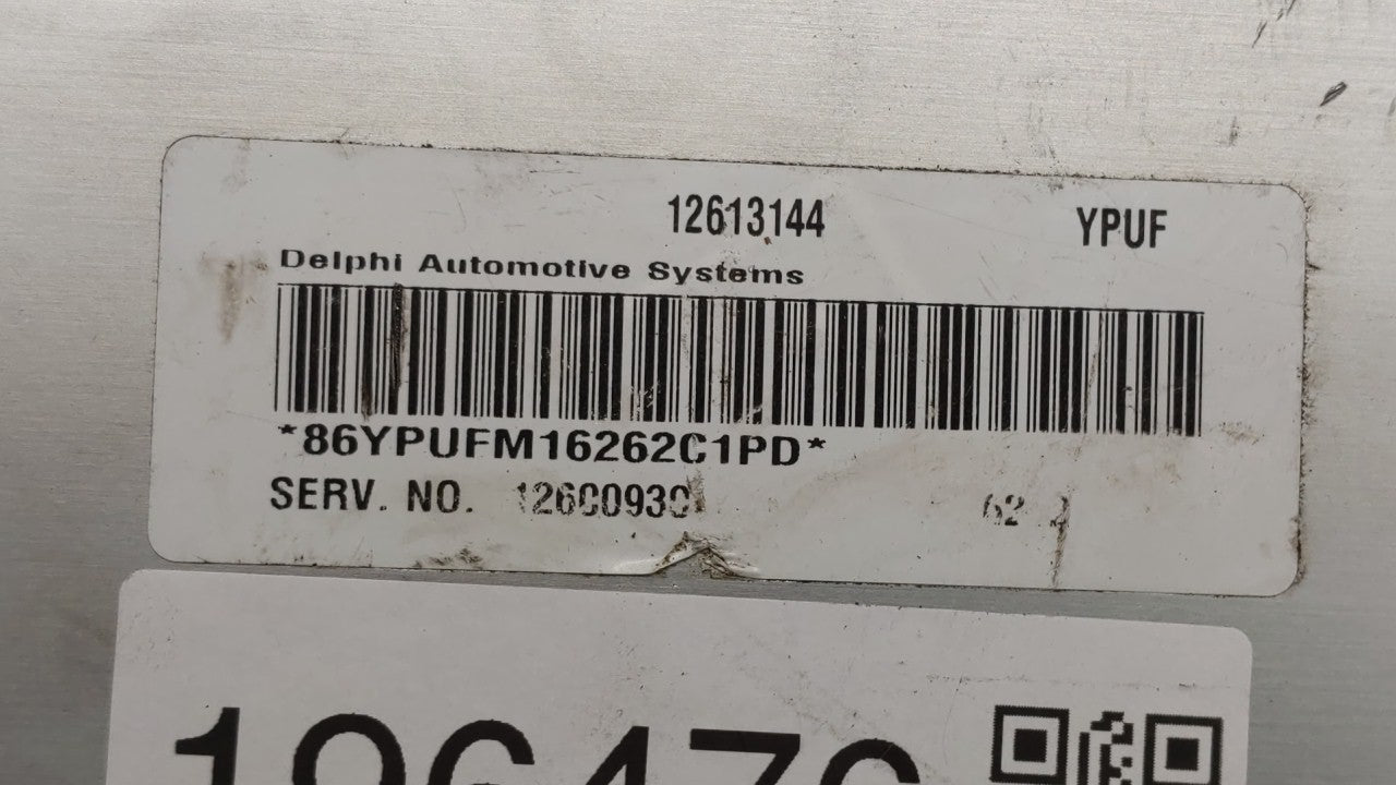 2006-2008 Buick Lucerne PCM Engine Control Computer ECU ECM PCU OEM P/N:12612047 12619810, 12608263 Fits Fits 2006 2007 2008