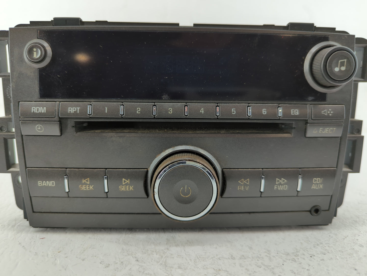 2007 Buick Lucerne Radio AM FM Cd Player Receiver Replacement P/N:25776332 15797875 Fits OEM Used Auto Parts - Oemusedautopa