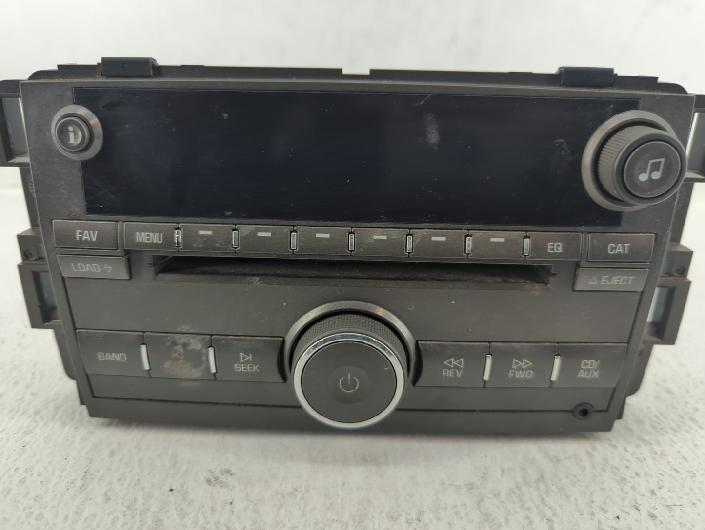 2007 Buick Lucerne Radio AM FM Cd Player Receiver Replacement P/N:25776334 Fits OEM Used Auto Parts - Oemusedautoparts1.com