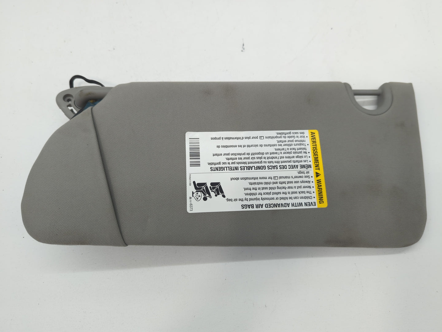 2006-2011 Buick Lucerne Sun Visor Shade Replacement Passenger Right Mirror Fits Fits 2006 2007 2008 2009 2010 2011 OEM Used 