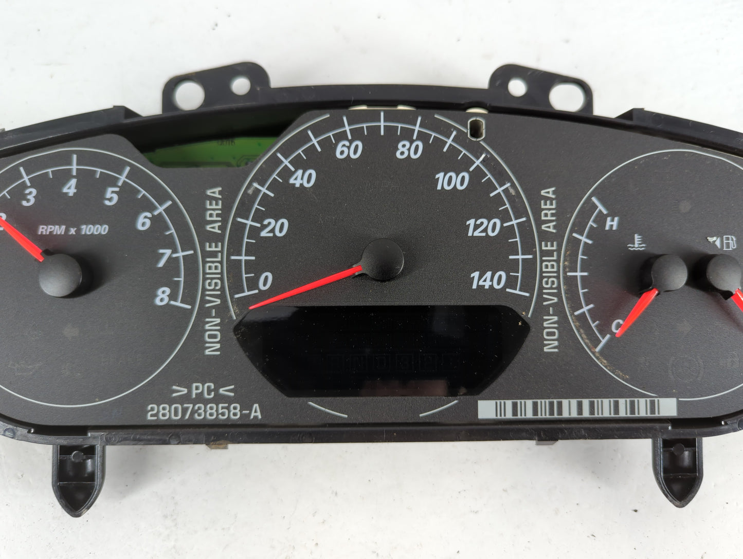 2007 Buick Lucerne Instrument Cluster Speedometer Gauges P/N:15951641 28073839 Fits OEM Used Auto Parts - Oemusedautoparts1.