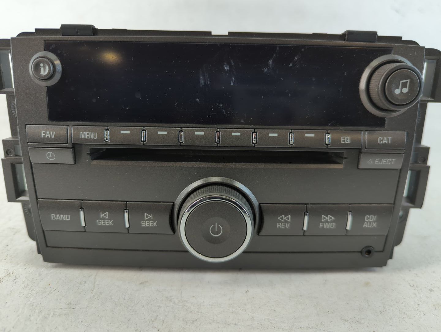 2007 Buick Lucerne Radio AM FM Cd Player Receiver Replacement P/N:25776333 Fits OEM Used Auto Parts - Oemusedautoparts1.com