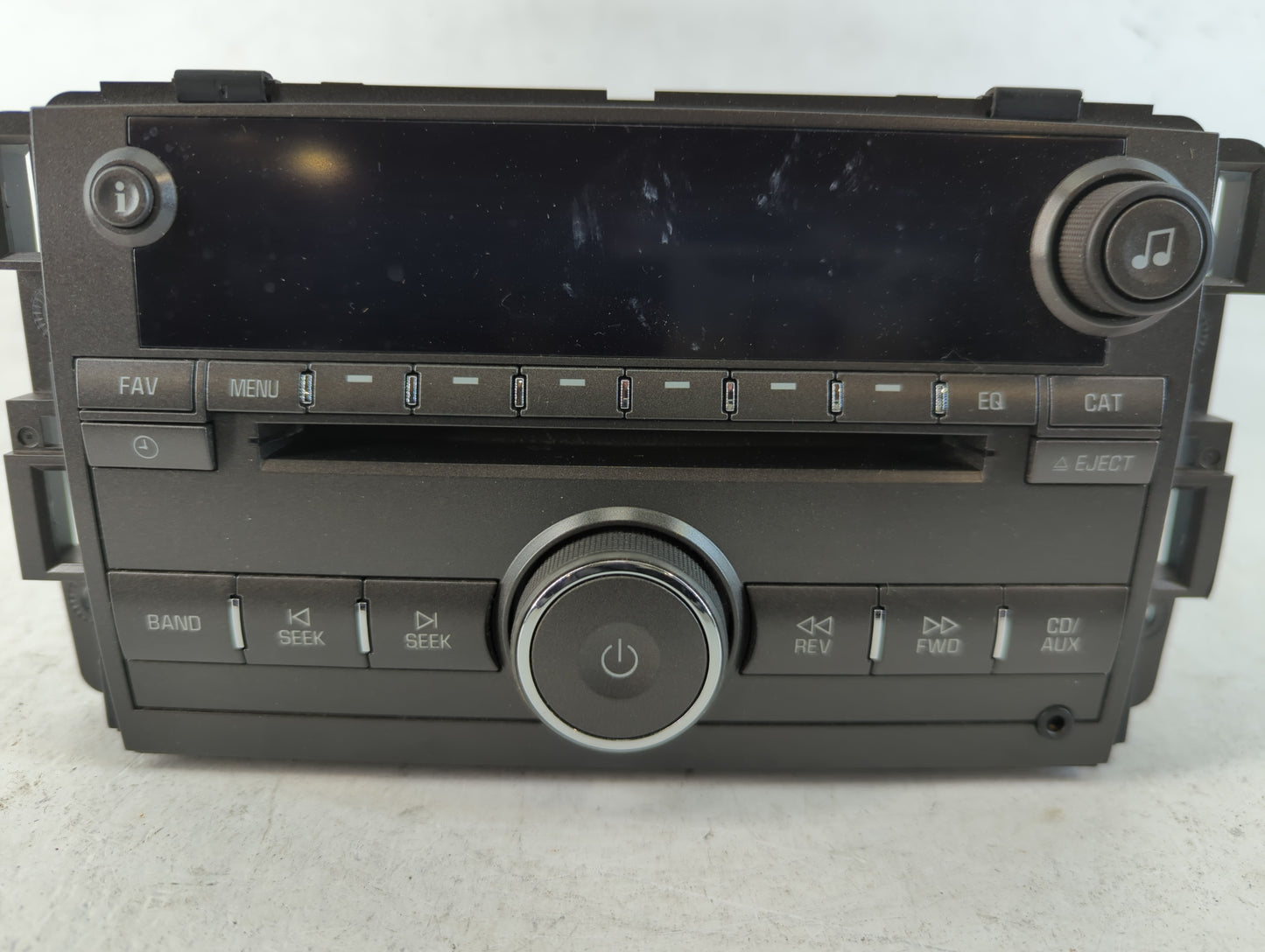 2007 Buick Lucerne Radio AM FM Cd Player Receiver Replacement P/N:25776333 Fits OEM Used Auto Parts - Oemusedautoparts1.com