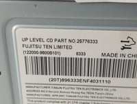 2007 Buick Lucerne Radio AM FM Cd Player Receiver Replacement P/N:25776333 Fits OEM Used Auto Parts - Oemusedautoparts1.com