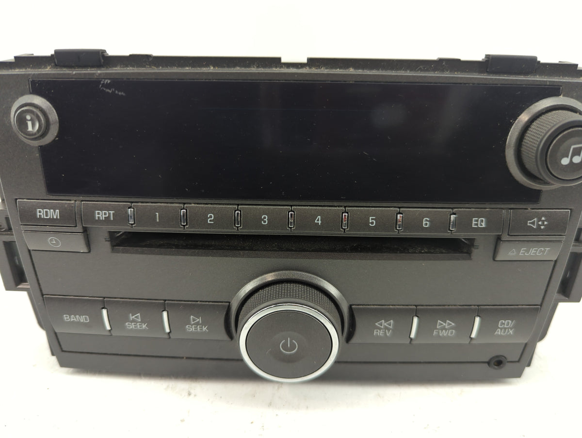2007 Buick Lucerne Radio AM FM Cd Player Receiver Replacement P/N:25776332 Fits OEM Used Auto Parts - Oemusedautoparts1.com