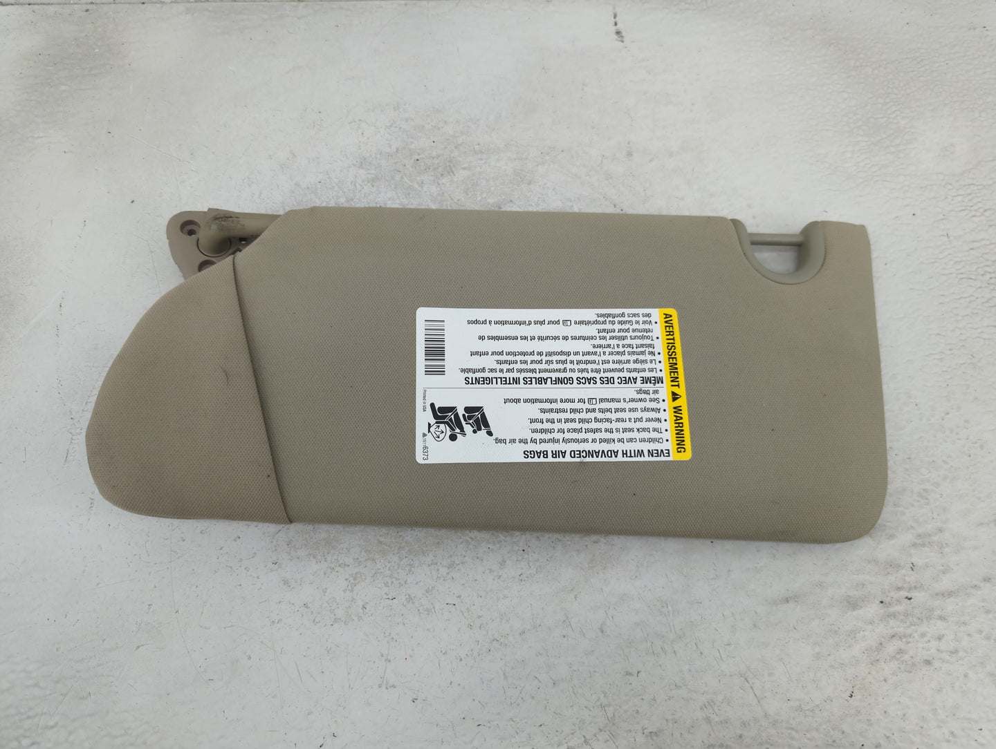 2006-2011 Buick Lucerne Sun Visor Shade Replacement Passenger Right Mirror Fits Fits 2006 2007 2008 2009 2010 2011 OEM Used 