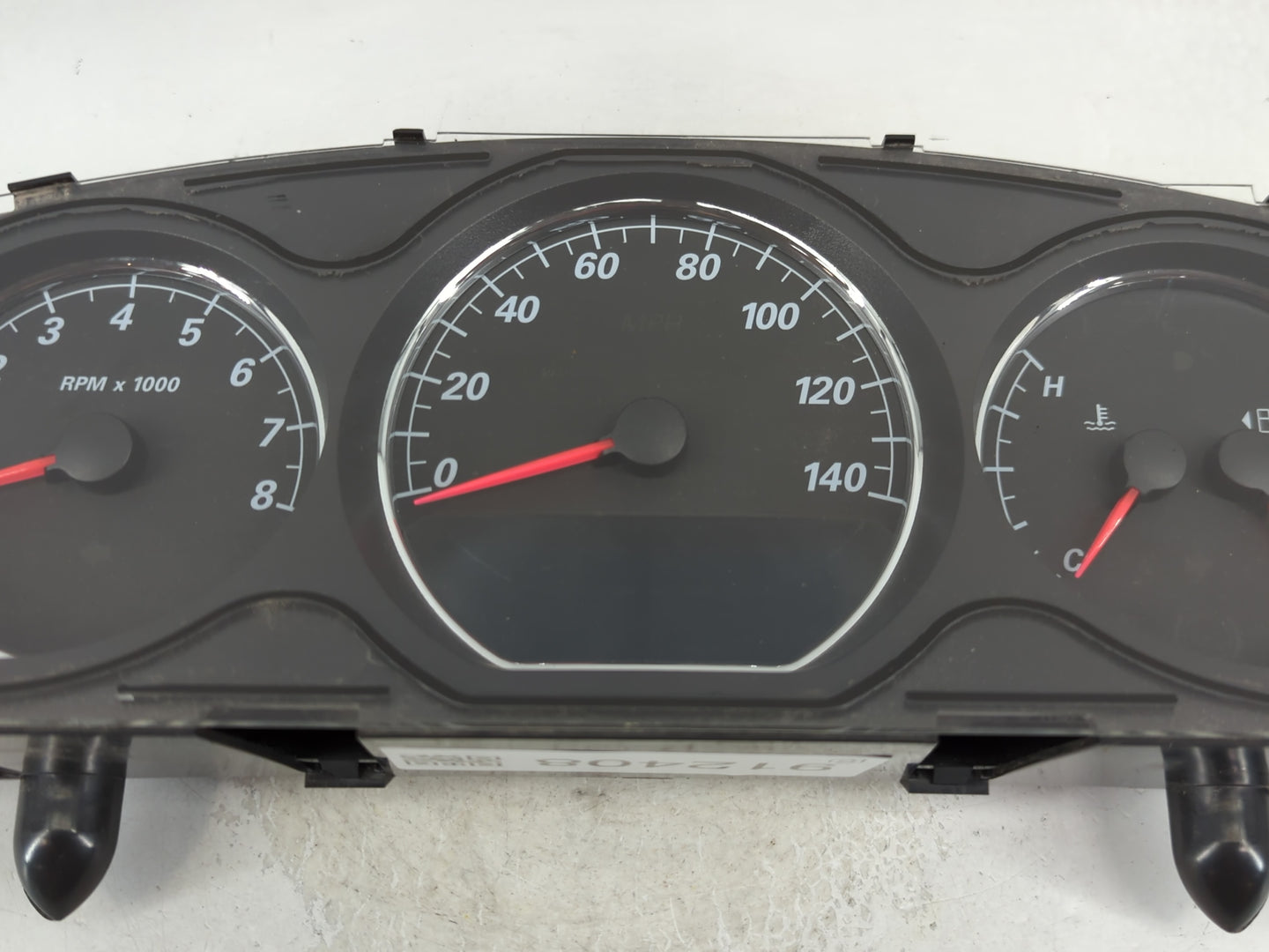 2007 Buick Lucerne Instrument Cluster Speedometer Gauges P/N:15951641 Fits OEM Used Auto Parts - Oemusedautoparts1.com