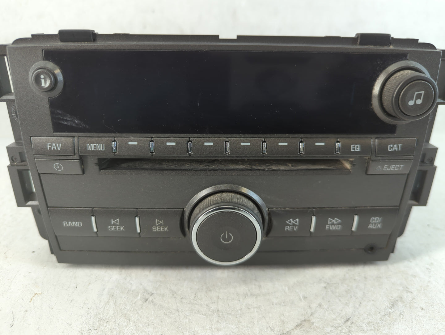 2007 Buick Lucerne Radio AM FM Cd Player Receiver Replacement P/N:25776333 Fits OEM Used Auto Parts - Oemusedautoparts1.com