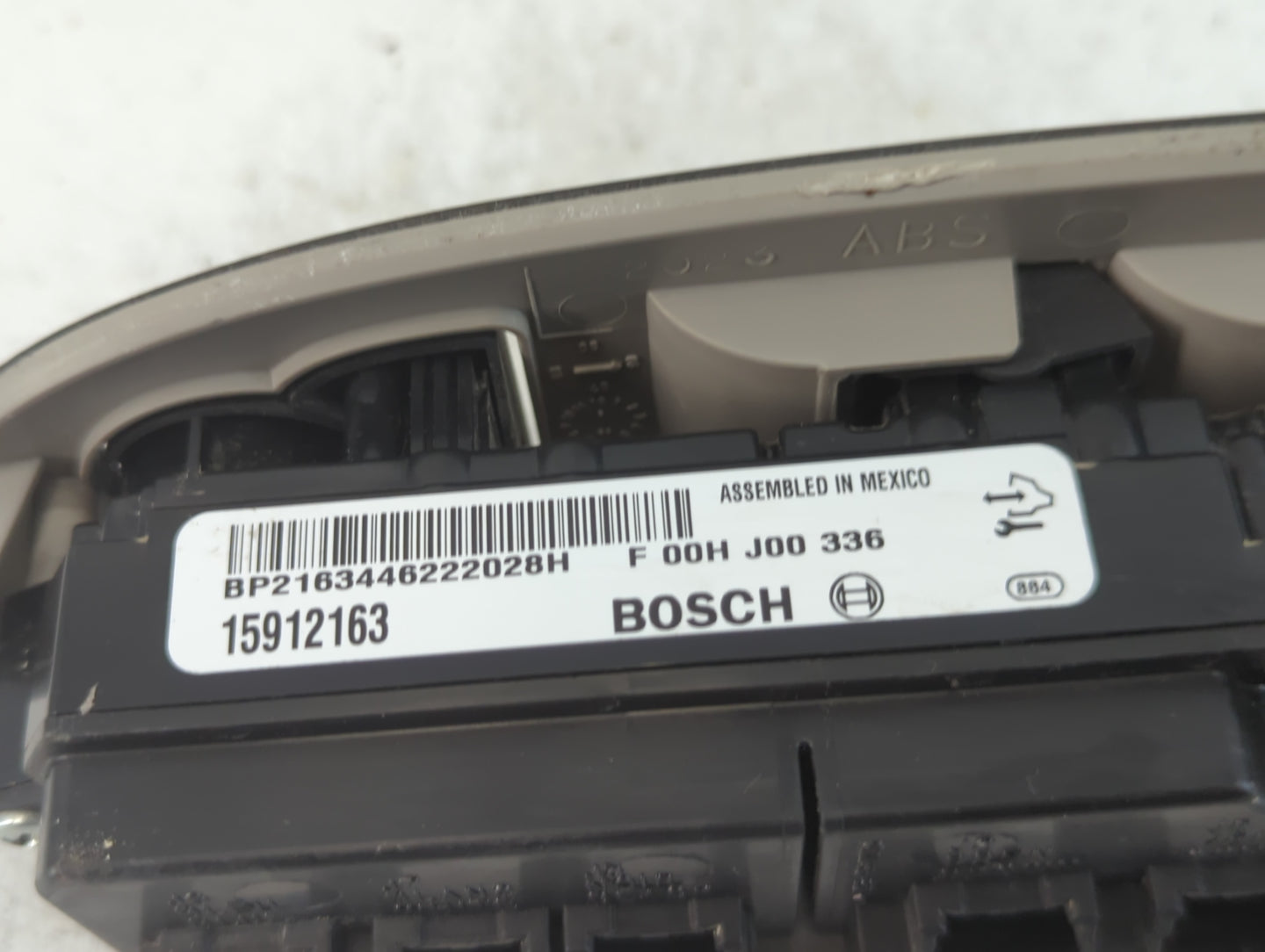 2006-2011 Buick Lucerne Master Power Window Switch Replacement Driver Side Left P/N:F 00H J00 336 15912163 Fits OEM Used Aut