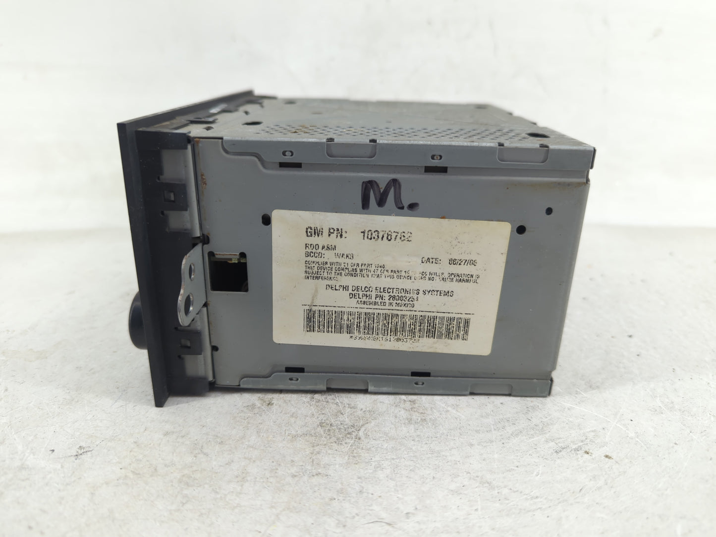 2004-2007 Buick Rendezvous Radio AM FM Cd Player Receiver Replacement P/N:10376762 Fits Fits 2004 2005 2006 2007 OEM Used Au