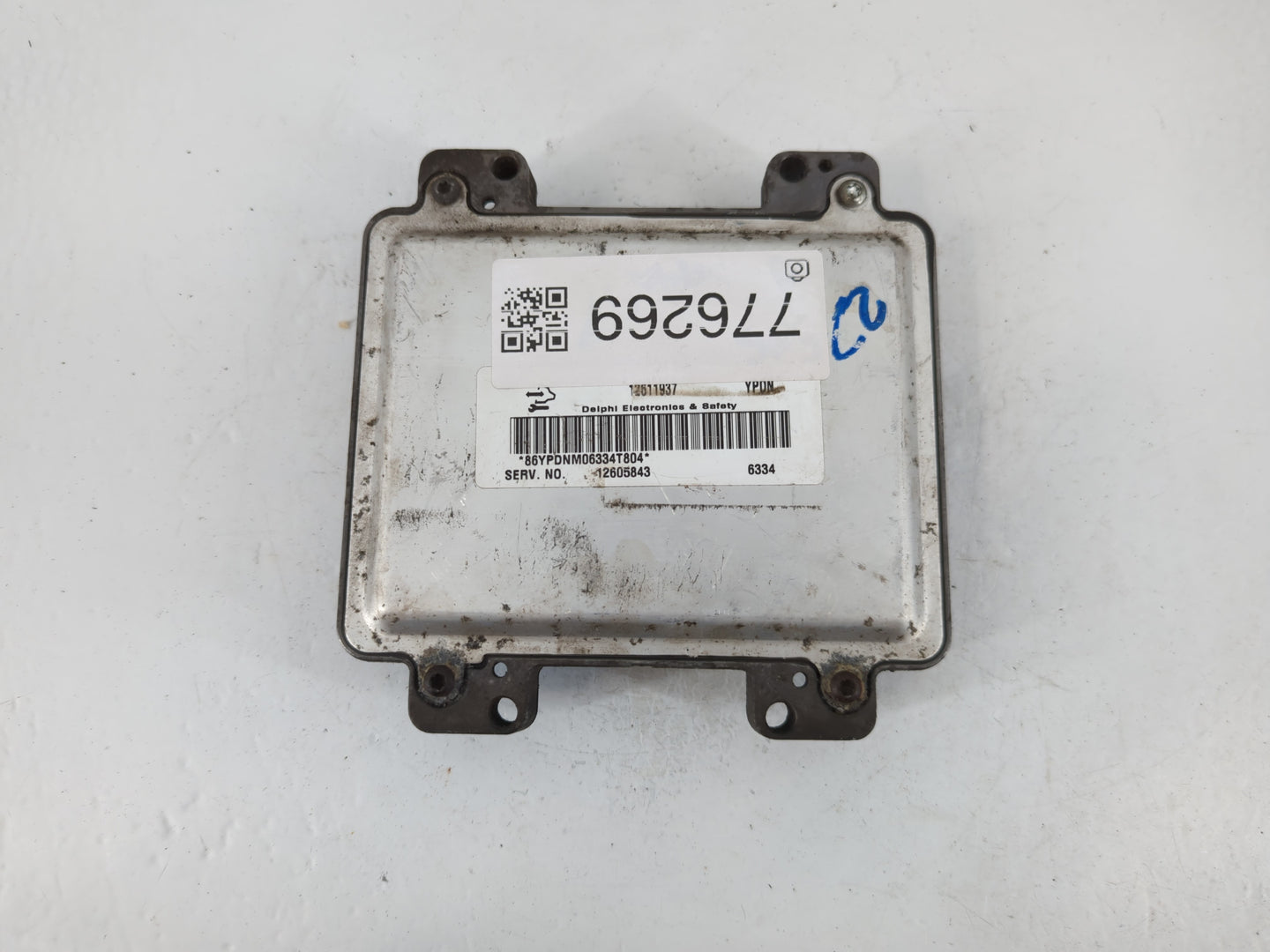 2007 Cadillac Brougham PCM Engine Control Computer ECU ECM PCU OEM P/N:12605843 EBX8112, 590-59154 Fits OEM Used Auto Parts 