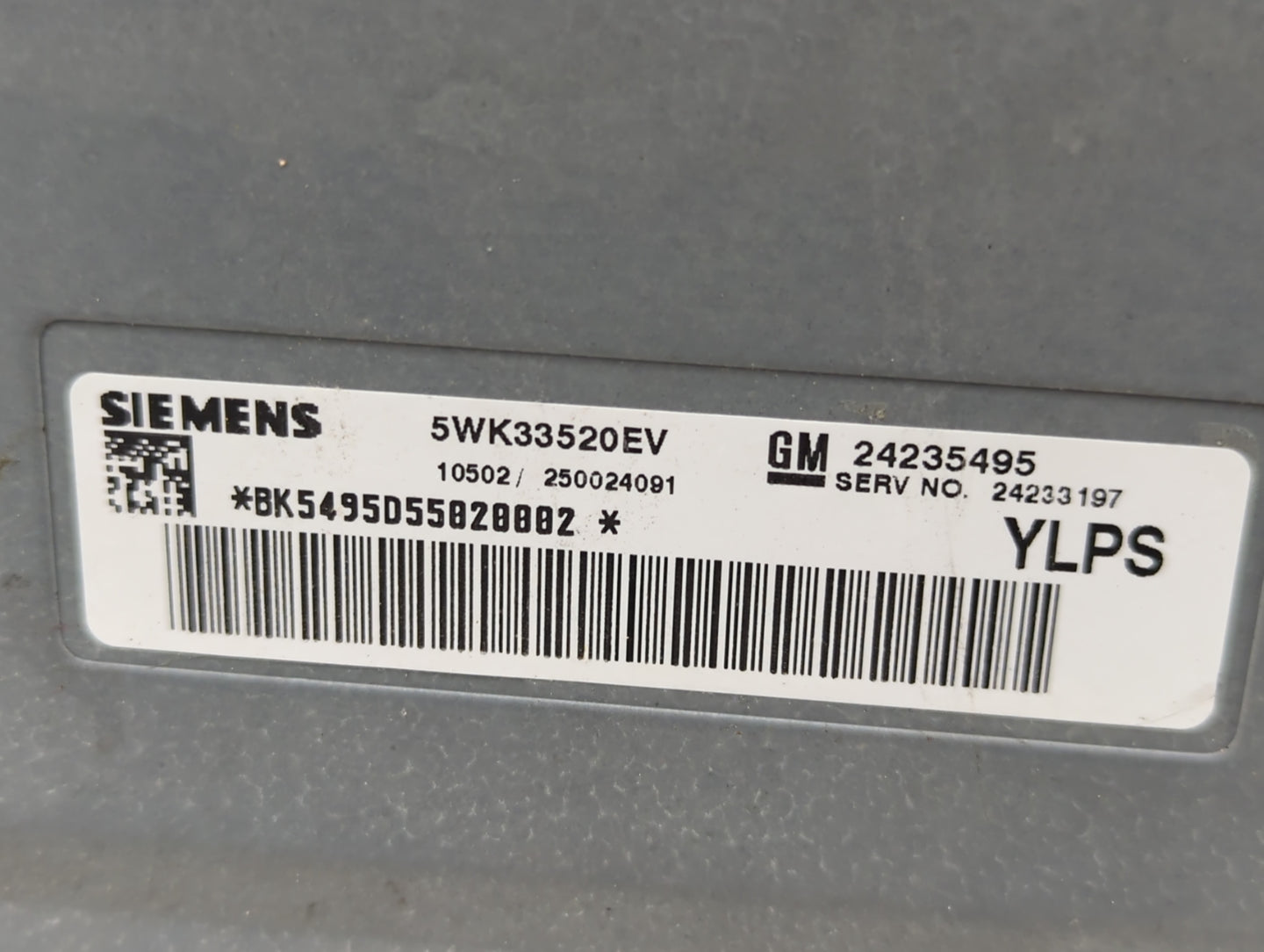 2004-2007 Cadillac Cts PCM Engine Control Computer ECU ECM PCU OEM P/N:24235495 Fits Fits 2004 2005 2006 2007 2008 OEM Used 