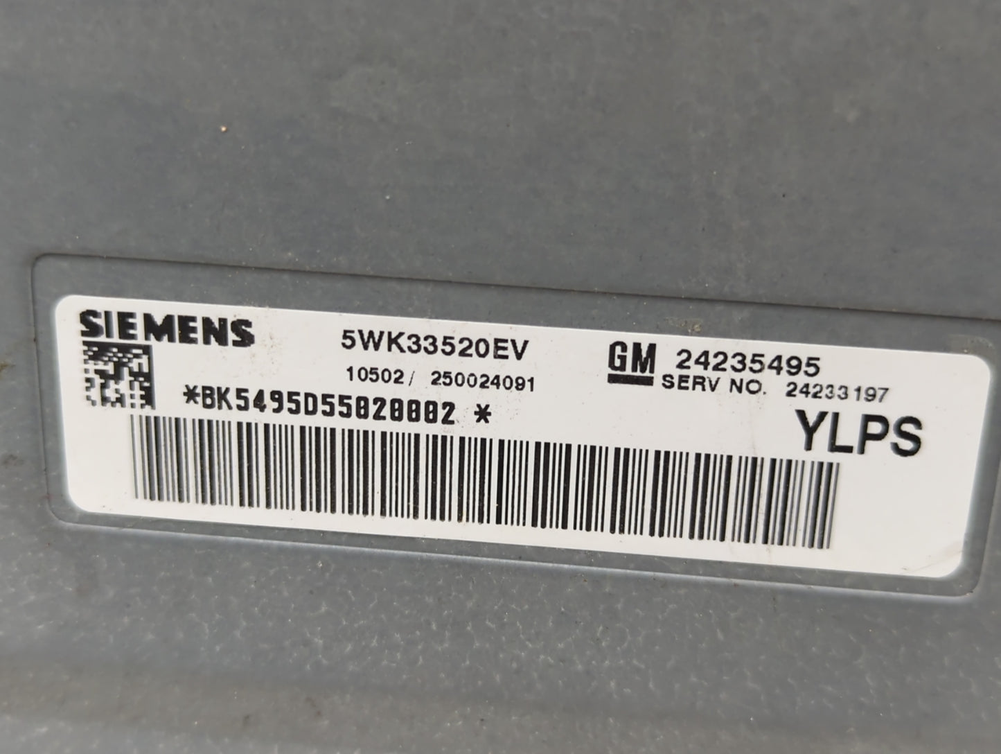 2004-2007 Cadillac Cts PCM Engine Control Computer ECU ECM PCU OEM P/N:24235495 Fits Fits 2004 2005 2006 2007 2008 OEM Used 