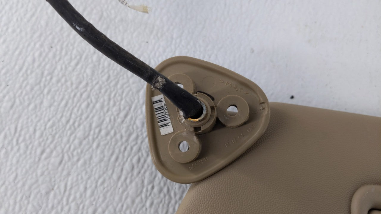 2003-2007 Cadillac Cts Sun Visor Shade Replacement Driver Left Mirror Fits Fits 2003 2004 2005 2006 2007 OEM Used Auto Parts